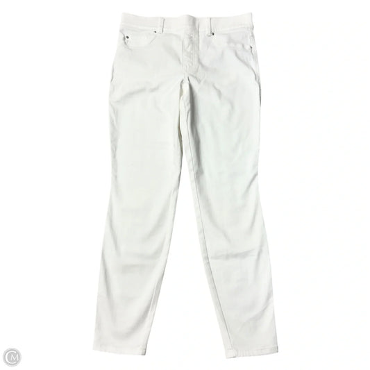 Jeans Jeggings By Spanx In White Denim, Size: L