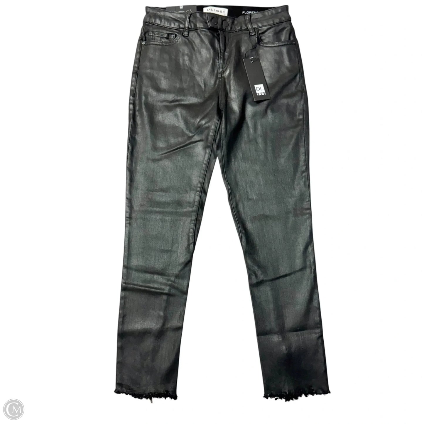 Jeans Cropped By Dl1961 In Black Denim, Size: 6