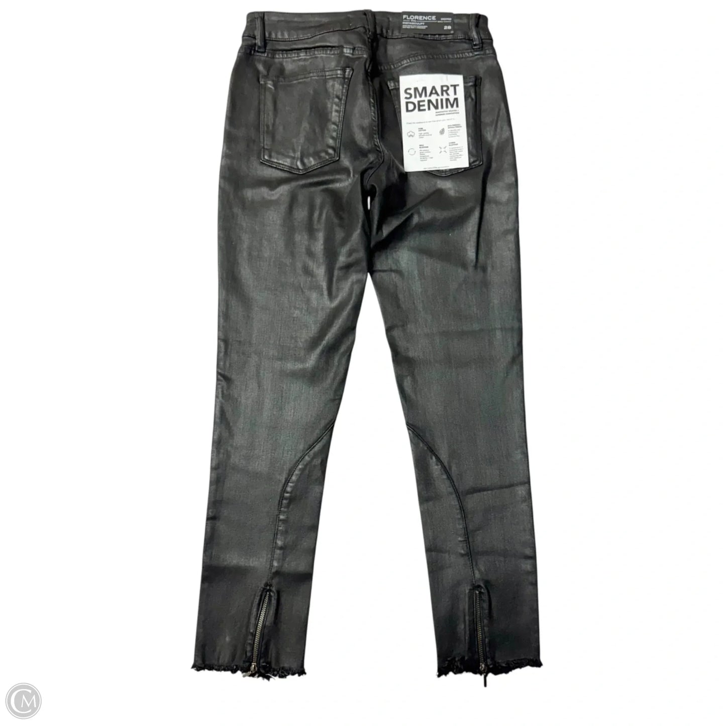 Jeans Cropped By Dl1961 In Black Denim, Size: 6