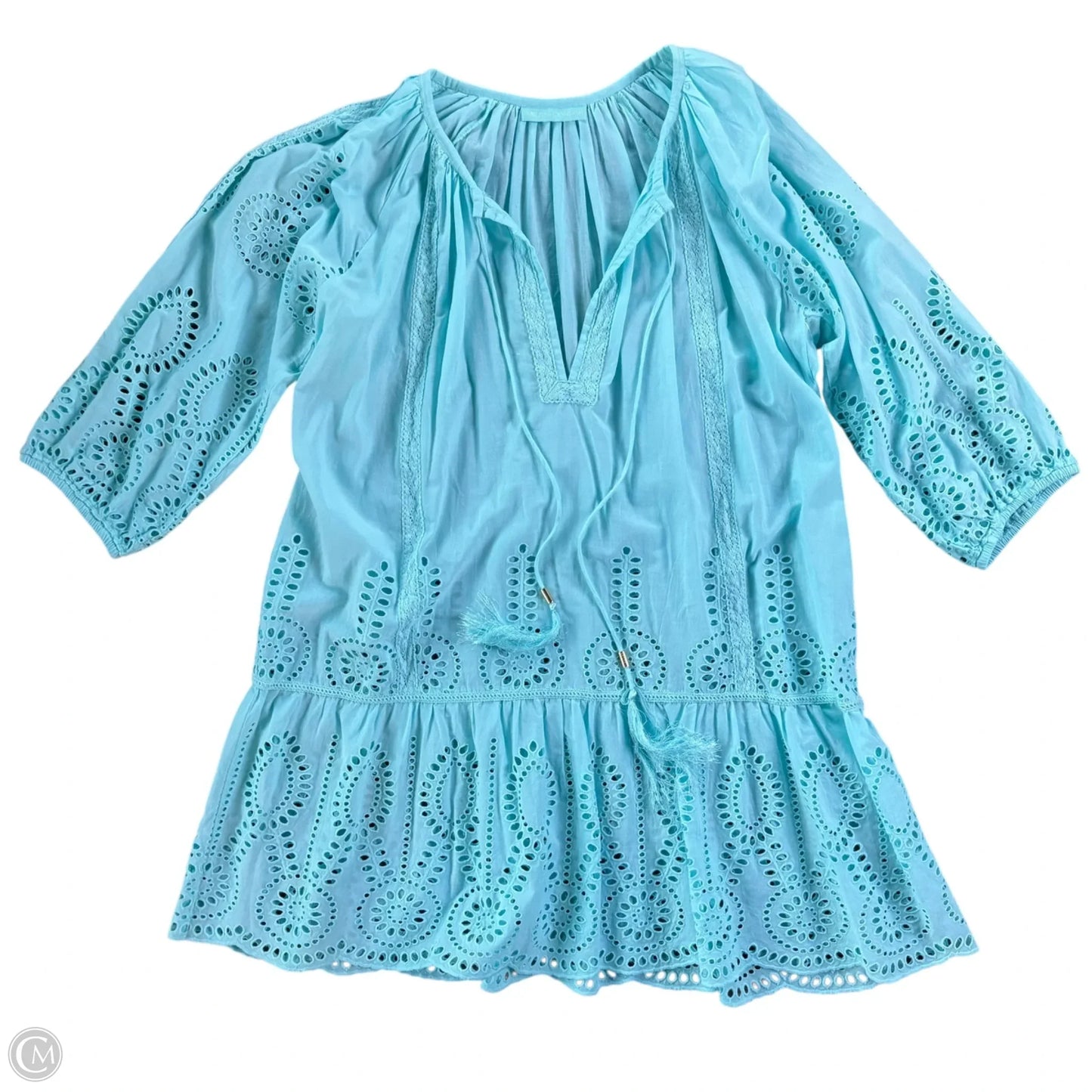 Dress Casual Short By Melissa Odabash In Blue, Size: M