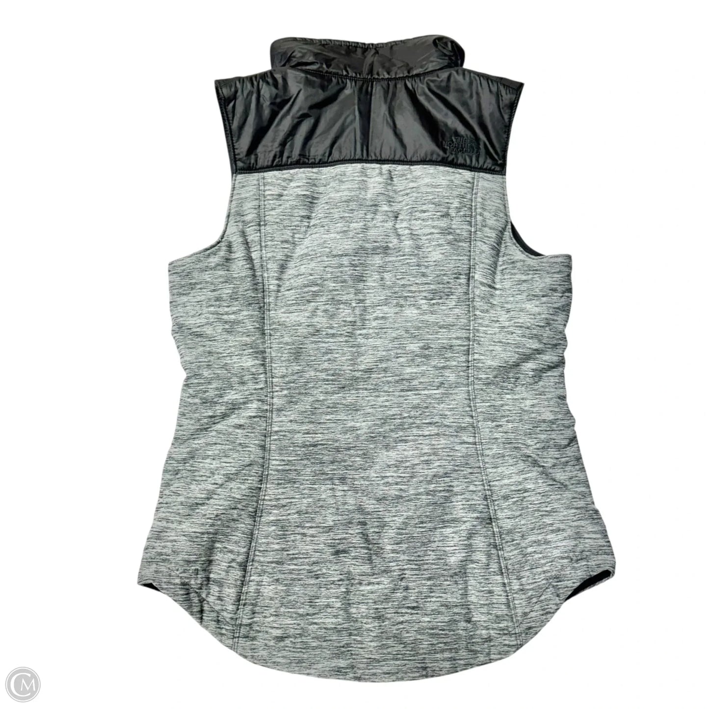 Vest Puffer & Quilted By The North Face In Black & Grey, Size: S