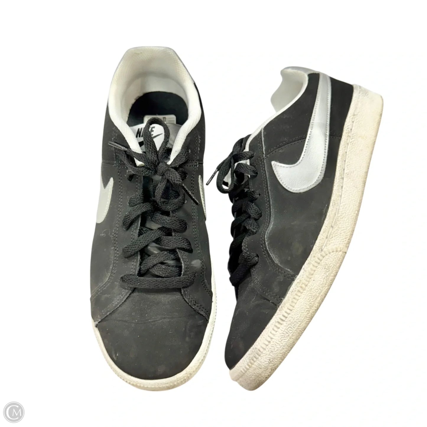 Shoes Sneakers By Nike In Black & Silver, Size: 11