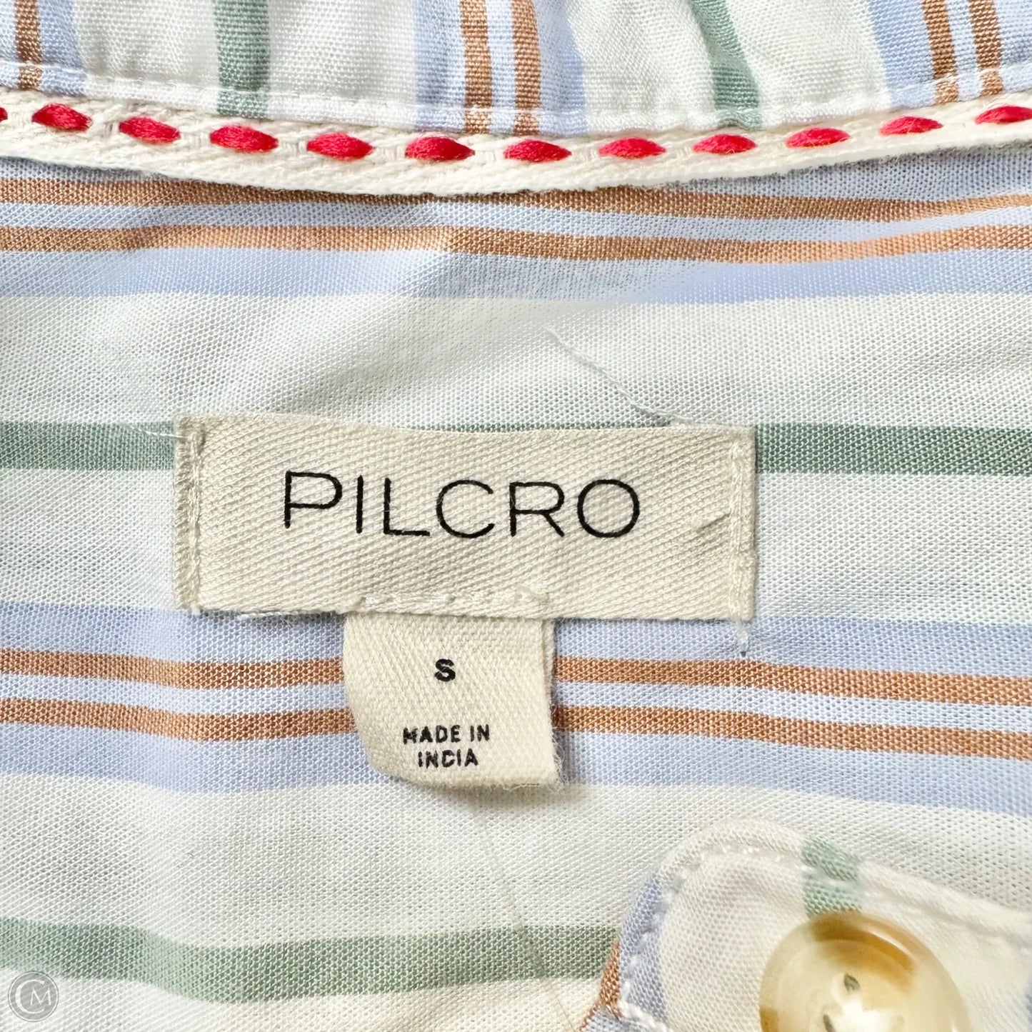Top Long Sleeve By Pilcro In Striped Pattern, Size: S