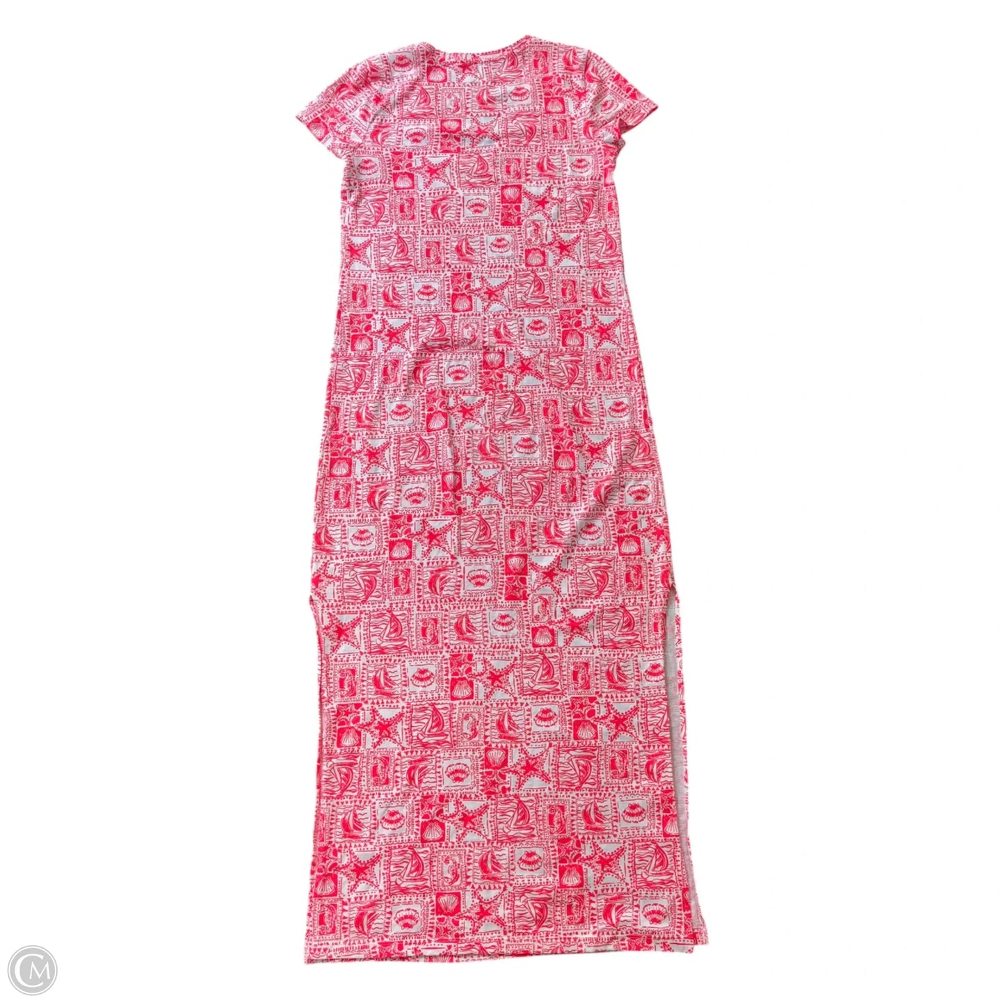 Dress Designer By Lilly Pulitzer In Pink & White, Size: Xs