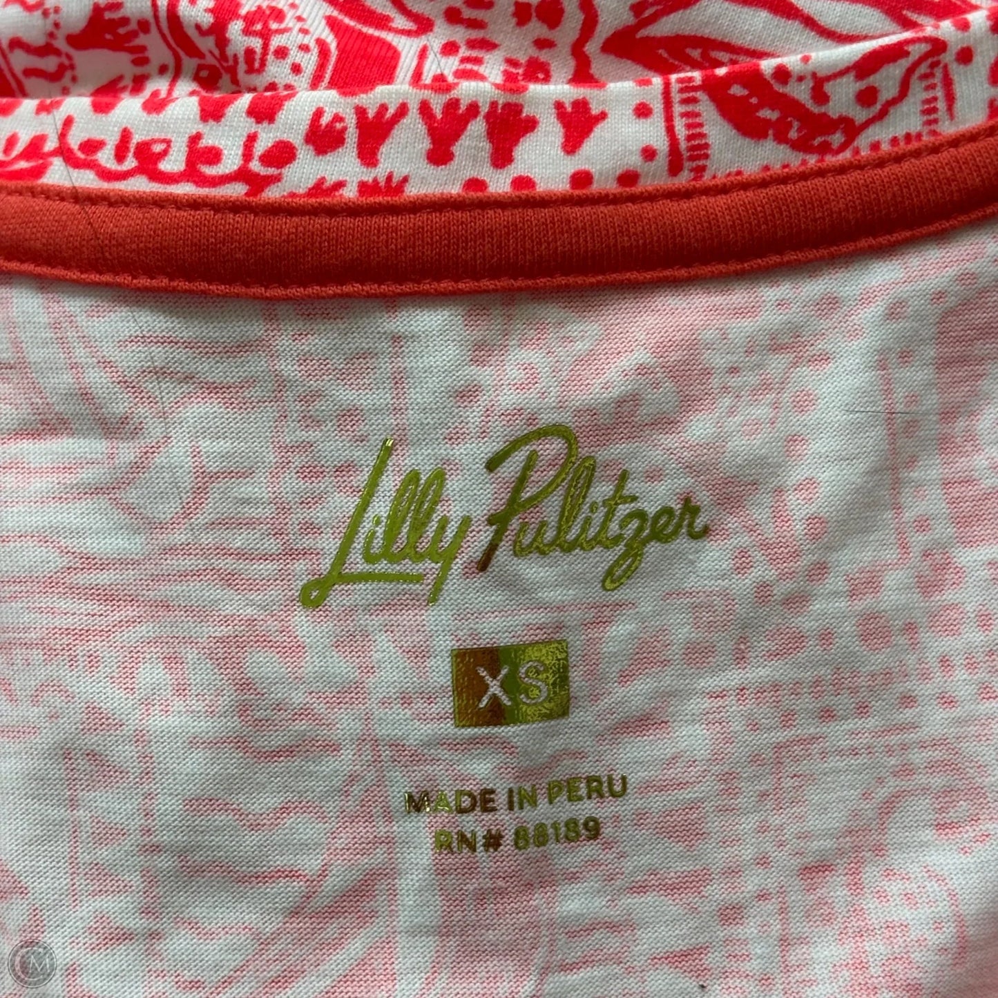 Dress Designer By Lilly Pulitzer In Pink & White, Size: Xs