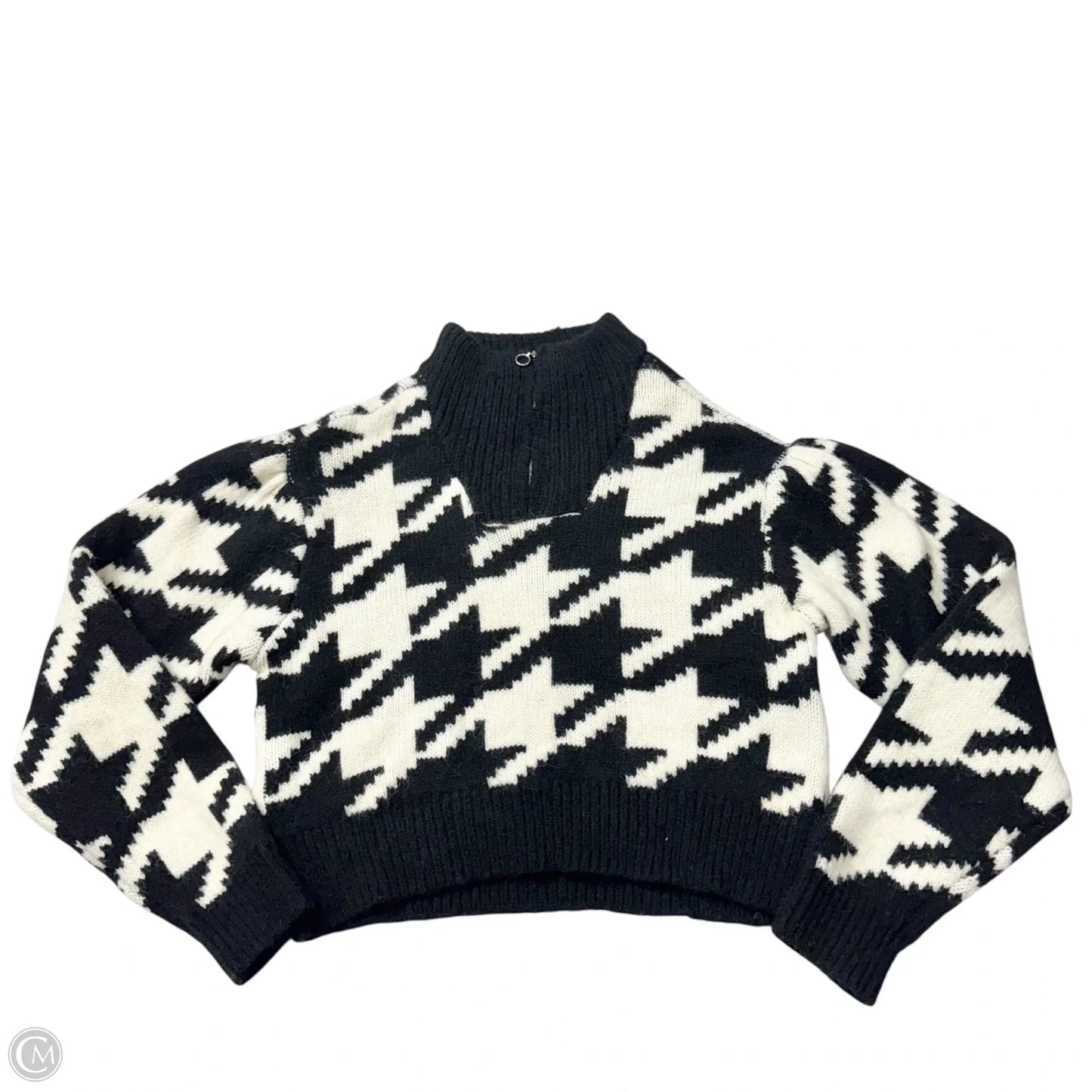 Sweater By Blanknyc In Black & White, Size: L