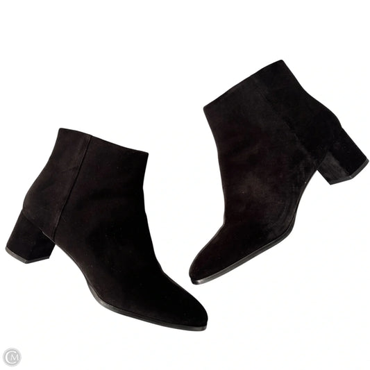 Boots Leather By Via Spiga In Black, Size: 10