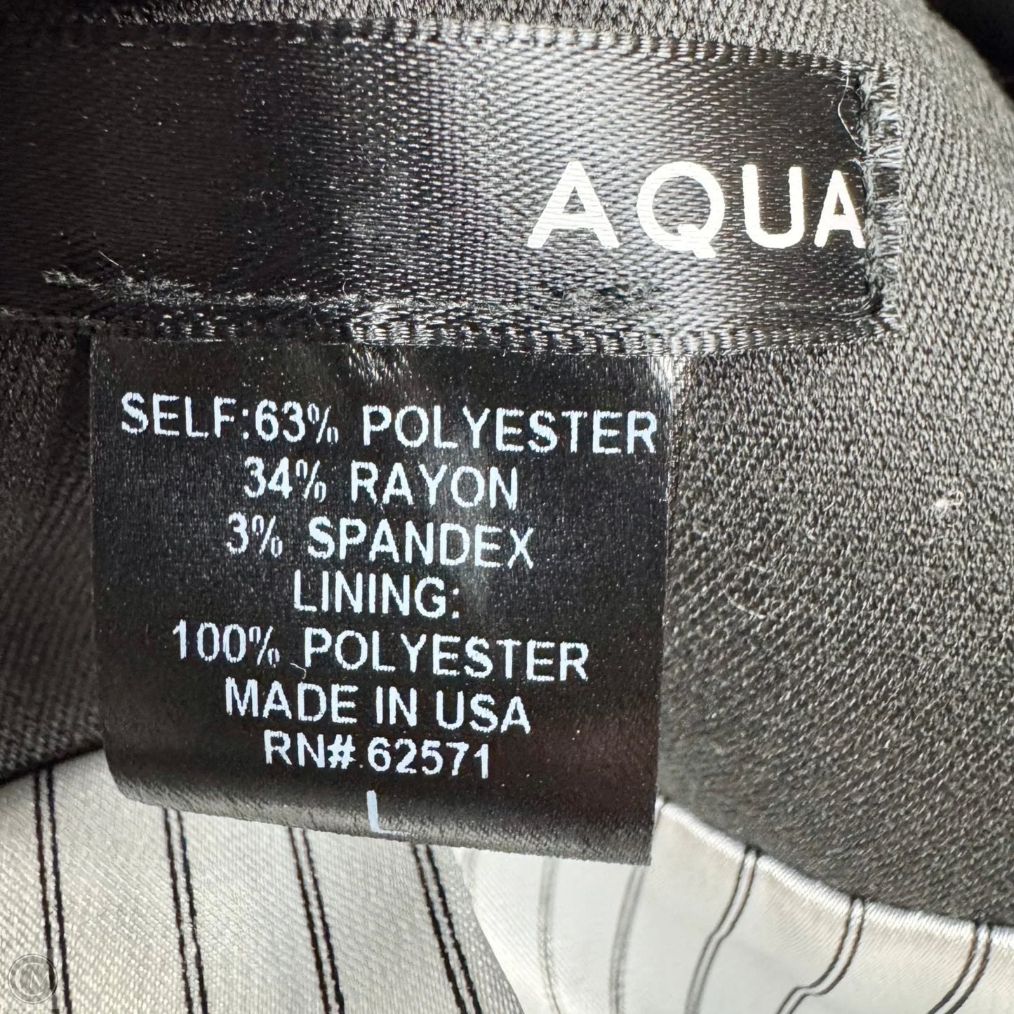 Blazer By Aqua In Black, Size: L