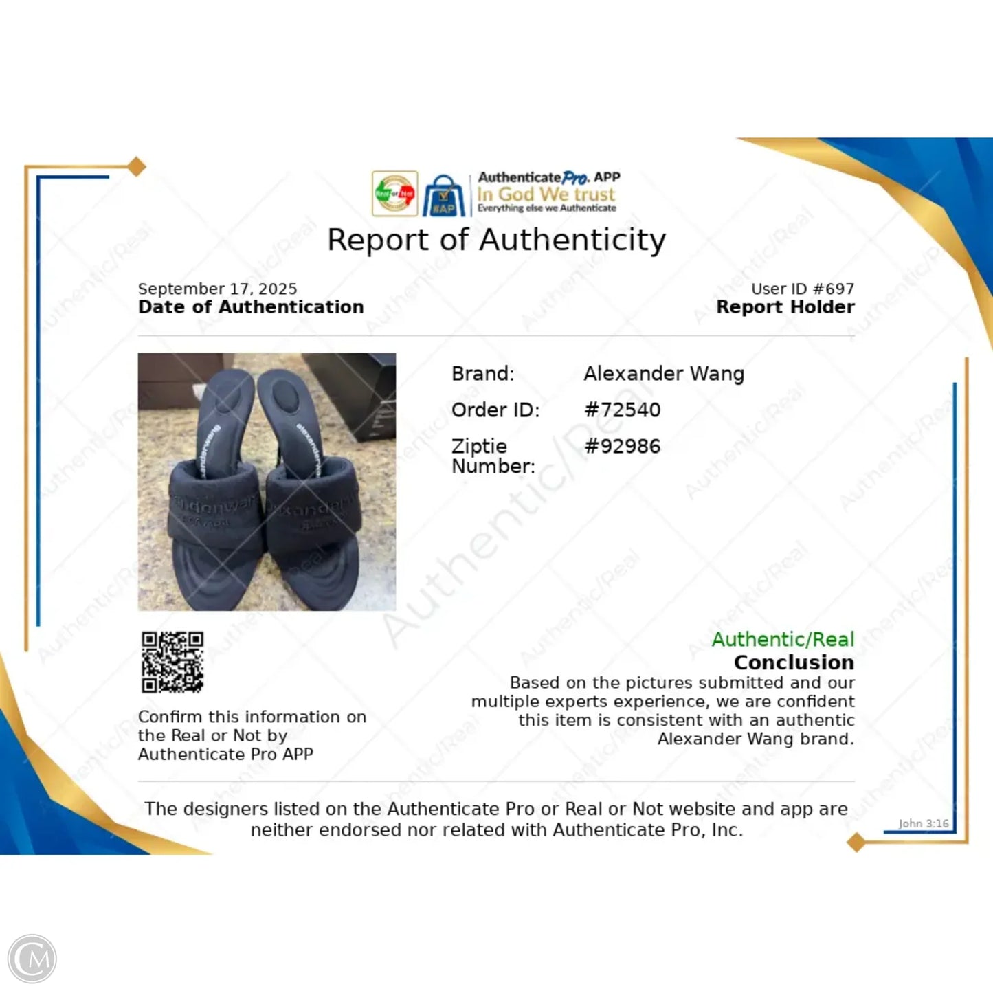 Sandals Luxury Designer By Alexander Wang In Black, Size: 8