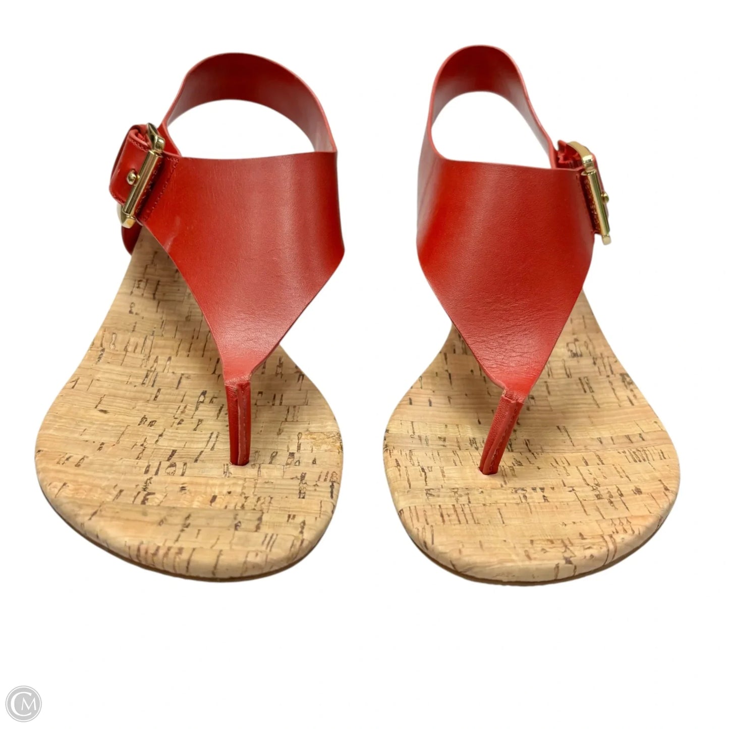Sandals Heels Kitten By Michael By Michael Kors In Red, Size: 9.5