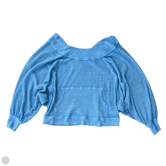 Top Long Sleeve By We The Free In Blue, Size: Xs
