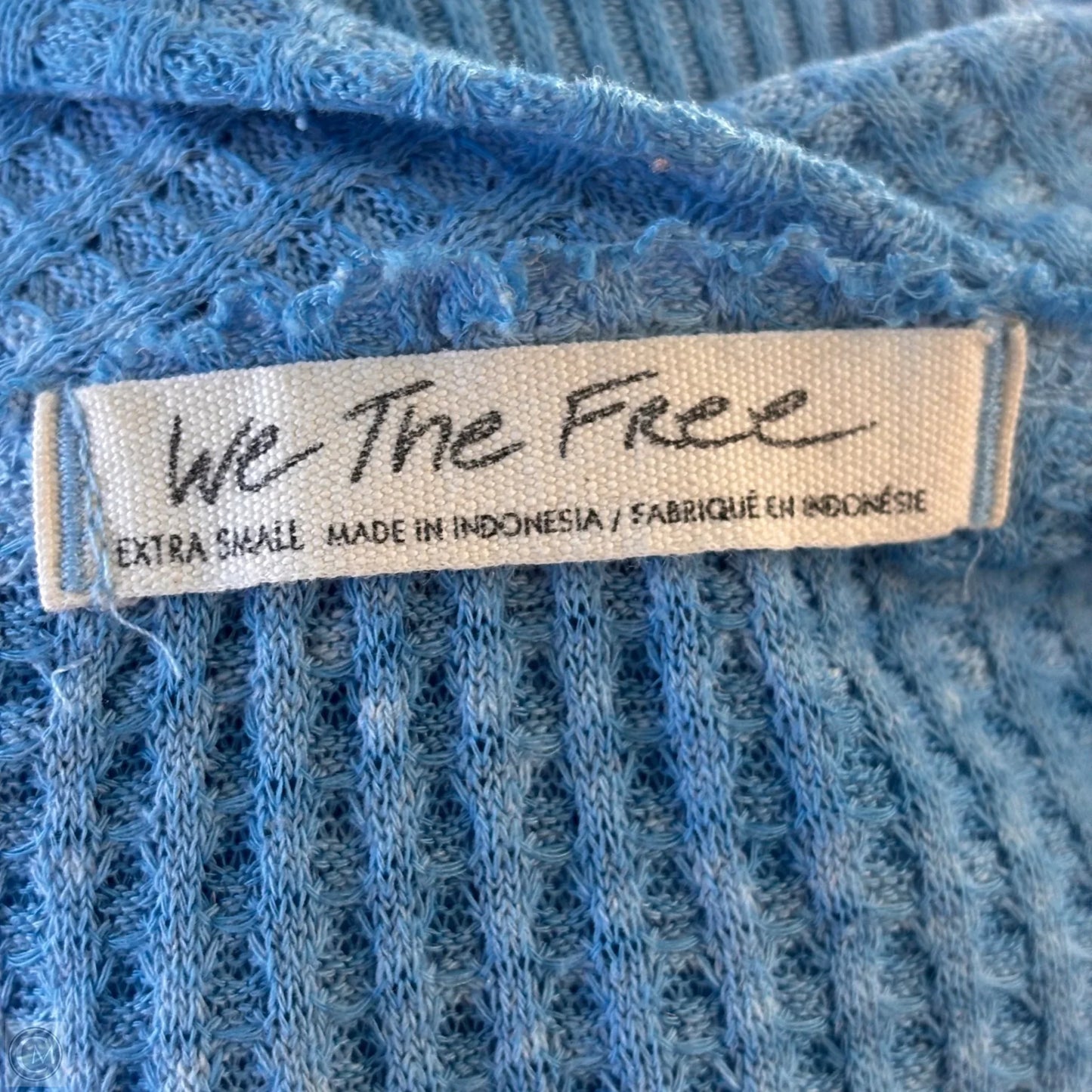 Top Long Sleeve By We The Free In Blue, Size: Xs