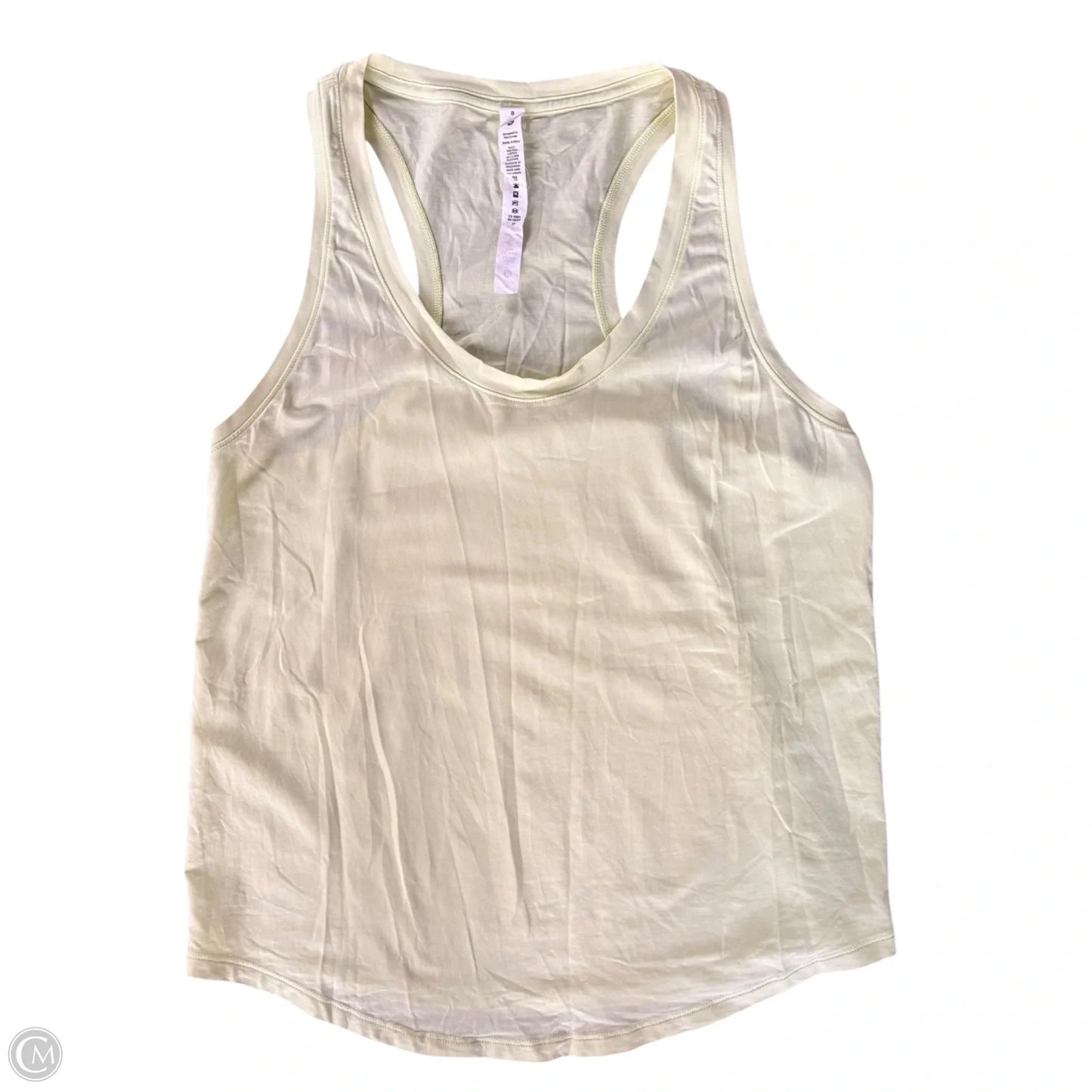 Athletic Tank Top By Lululemon In Green, Size: M
