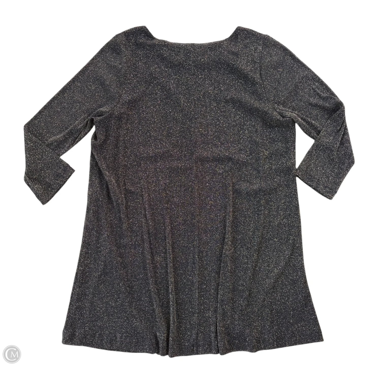 Tunic Designer By Lilly Pulitzer In Black & Gold, Size: Xxl