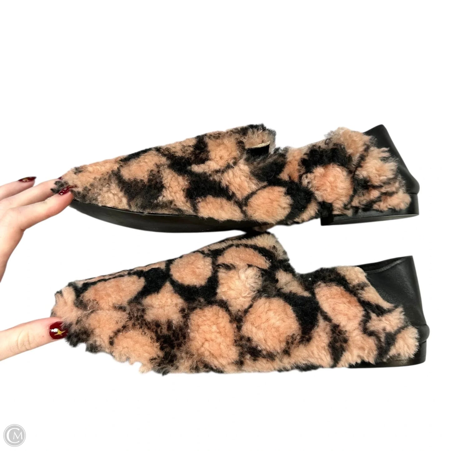 Shoes Designer By Coach In Black & Pink, Size: 9.5