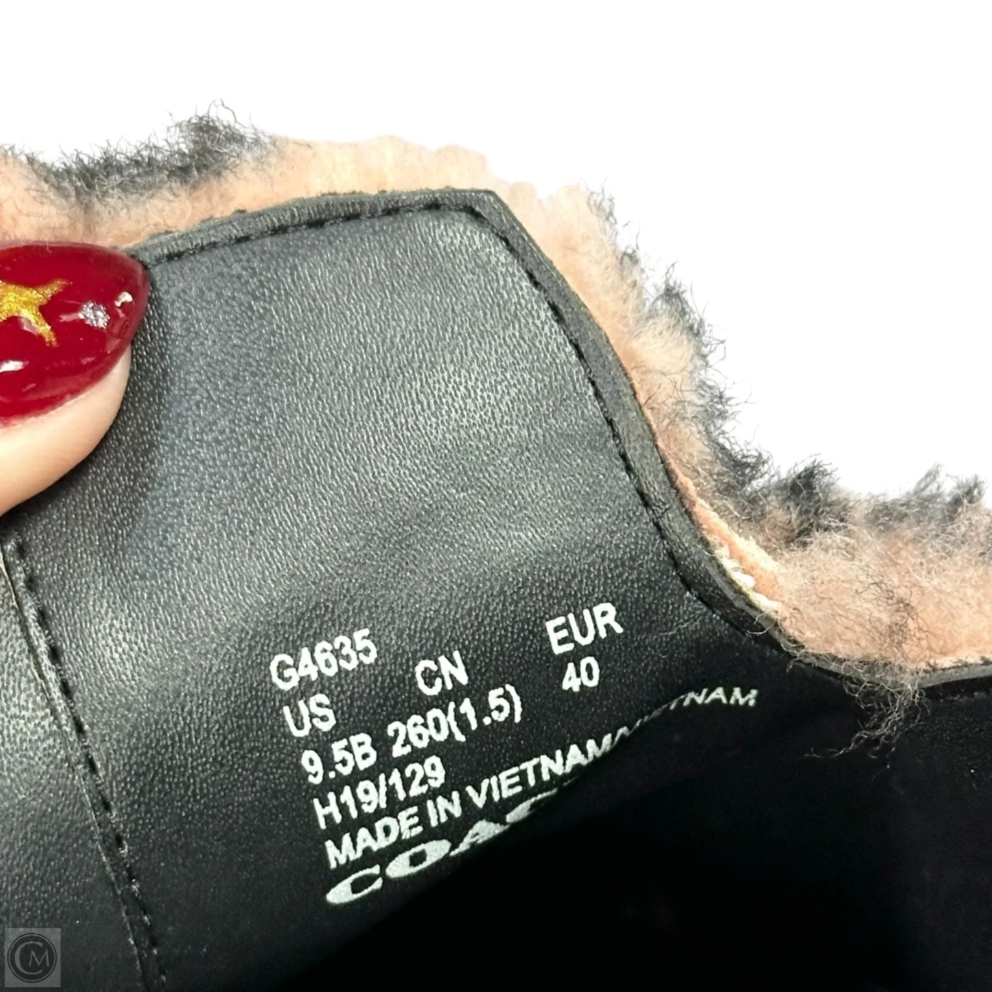 Shoes Designer By Coach In Black & Pink, Size: 9.5