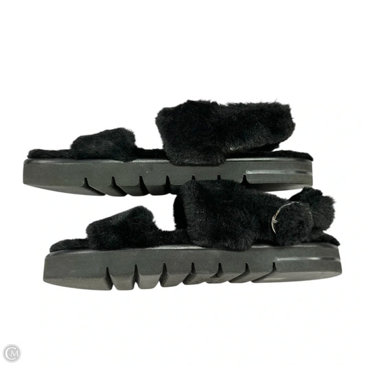 Sandals Designer By Stuart Weitzman In Black, Size: 9.5