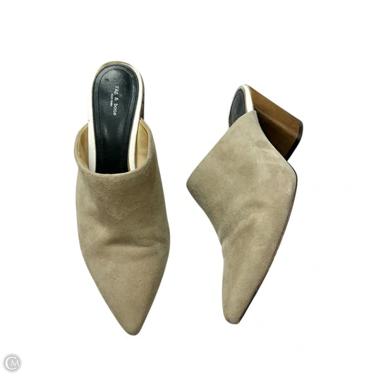 Shoes Heels Block By Rag And Bone In Taupe, Size: 8