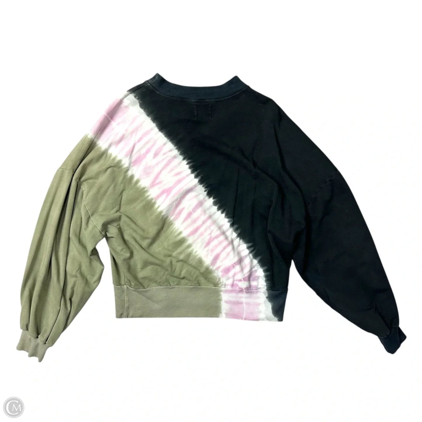 Sweatshirt Crewneck By Electric & Rose In Tie Dye Print, Size: S
