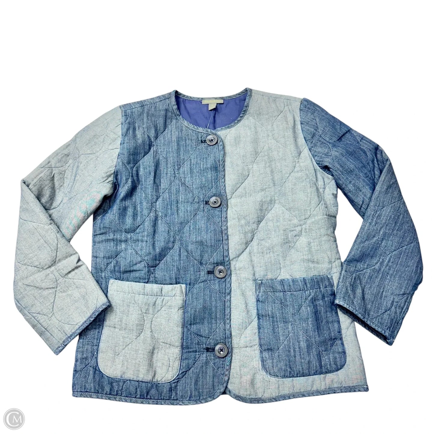Jacket Denim By Style And Company In Blue Denim, Size: Xs