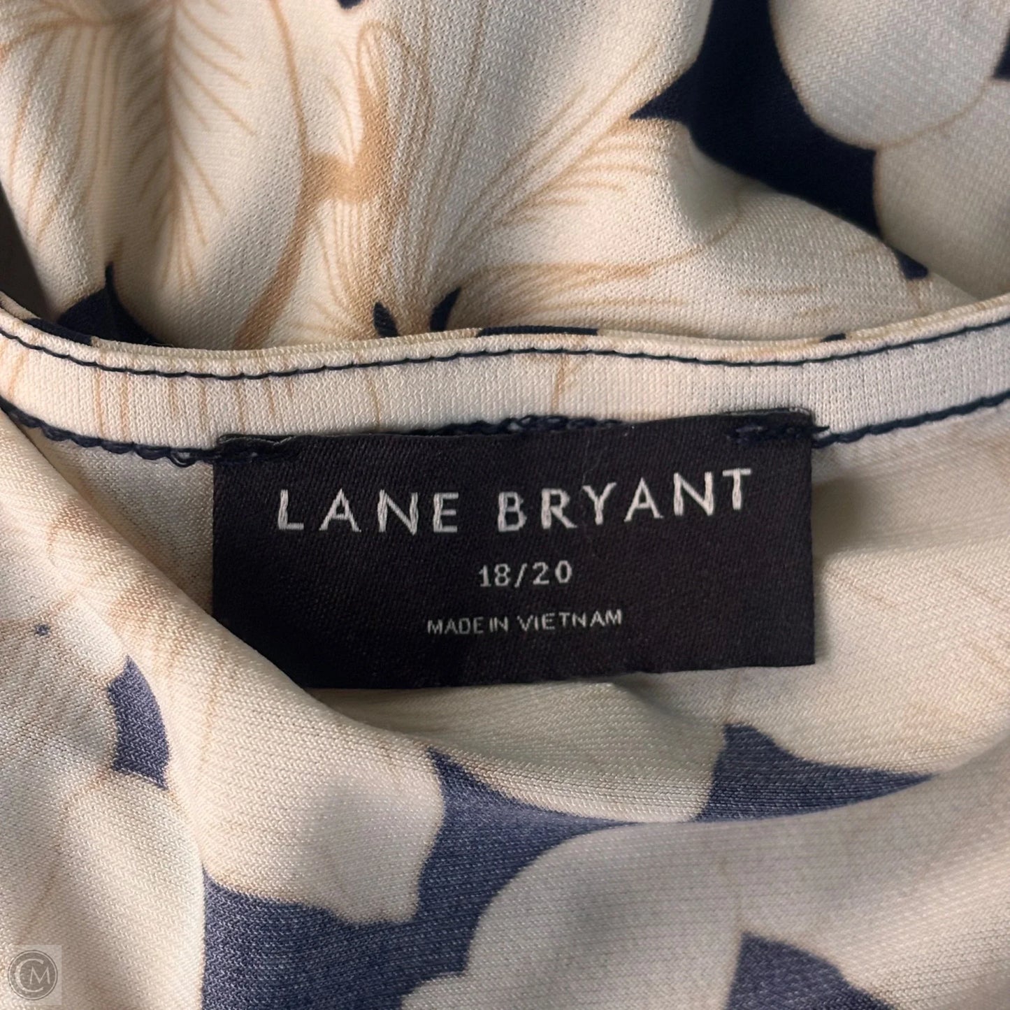 Top Short Sleeve By Lane Bryant In Floral Print, Size: 2x