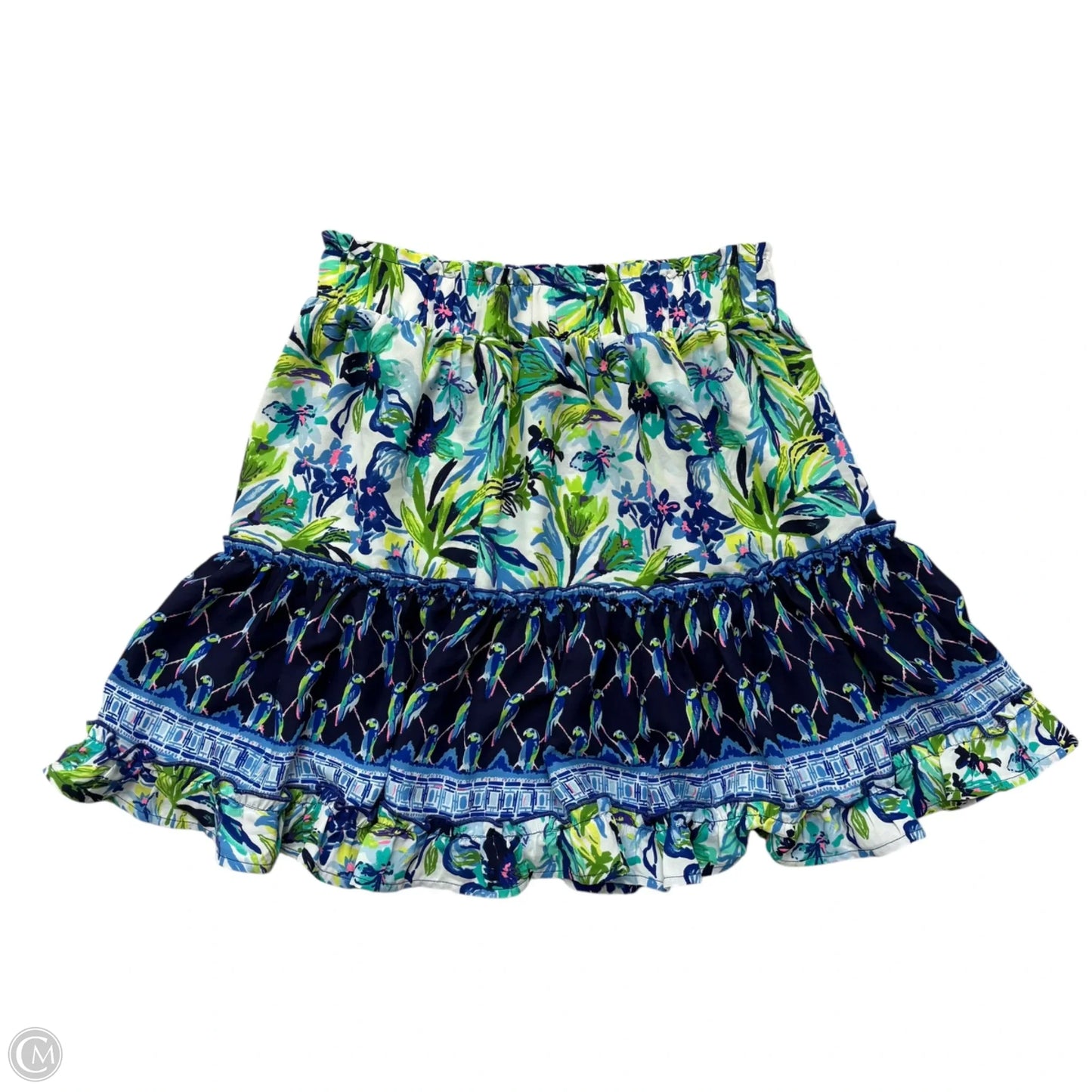 Skirt Designer By Lilly Pulitzer In Blue & Green, Size: S