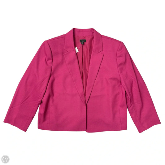 Blazer By Ann Taylor In Purple, Size: Xxl