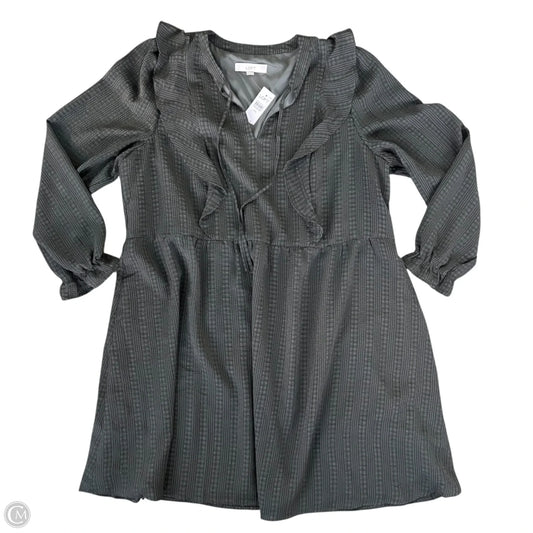 Dress Casual Midi By Loft In Green, Size: Xxl