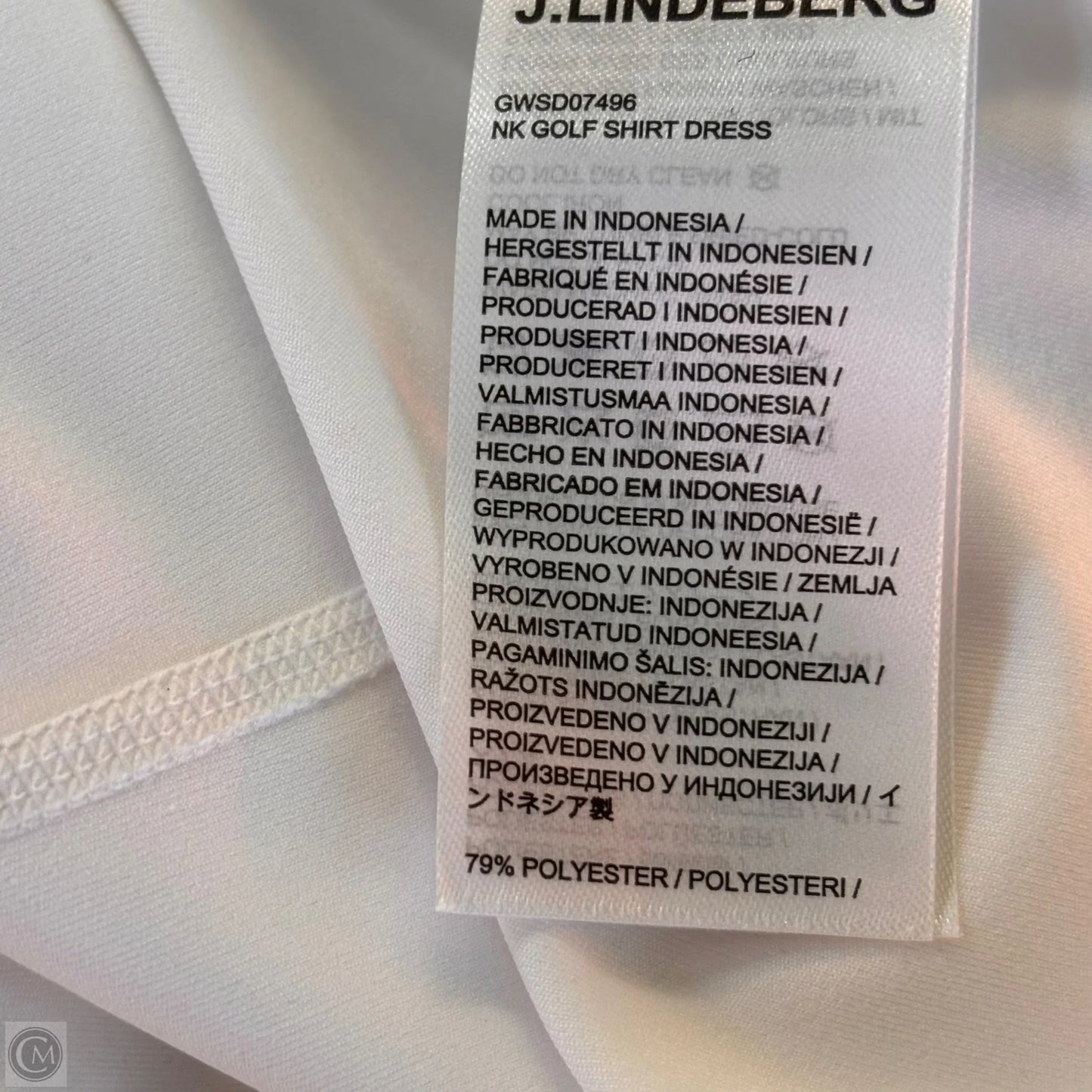 Athletic Dress By J . Lindeberg In White, Size: L