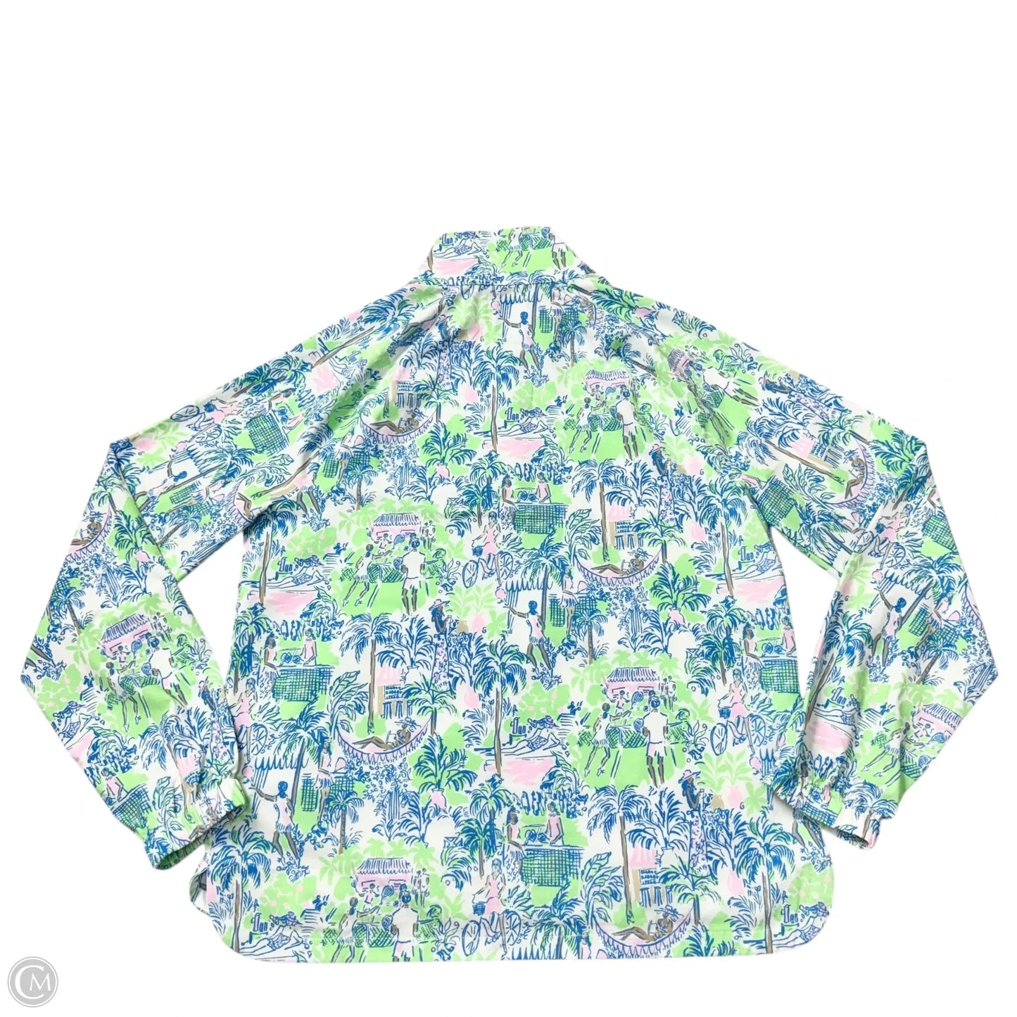 Jacket Designer By Lilly Pulitzer In Green & Pink, Size: S