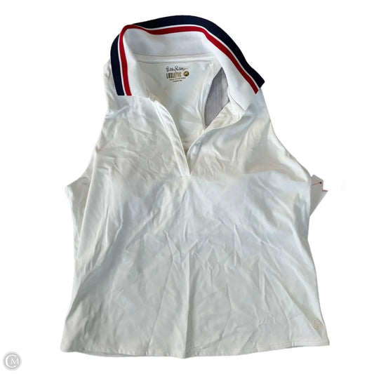 Top Sleeveless Designer By Lilly Pulitzer In White, Size: M