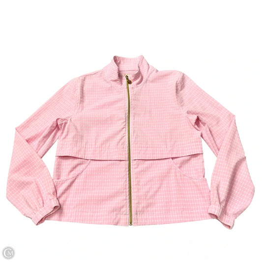 Jacket Designer By Lilly Pulitzer In Checkered Pattern, Size: S