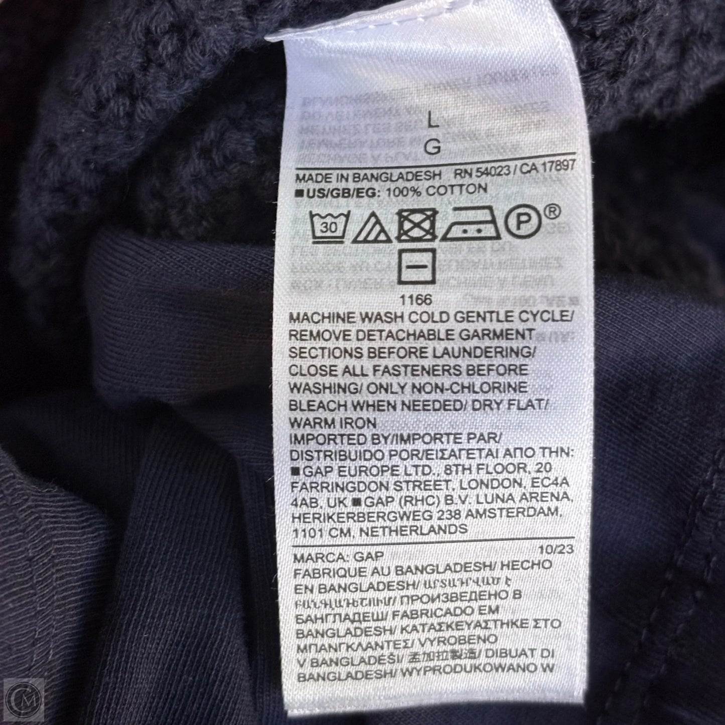 Dress Sweater By Gap In Navy, Size: L