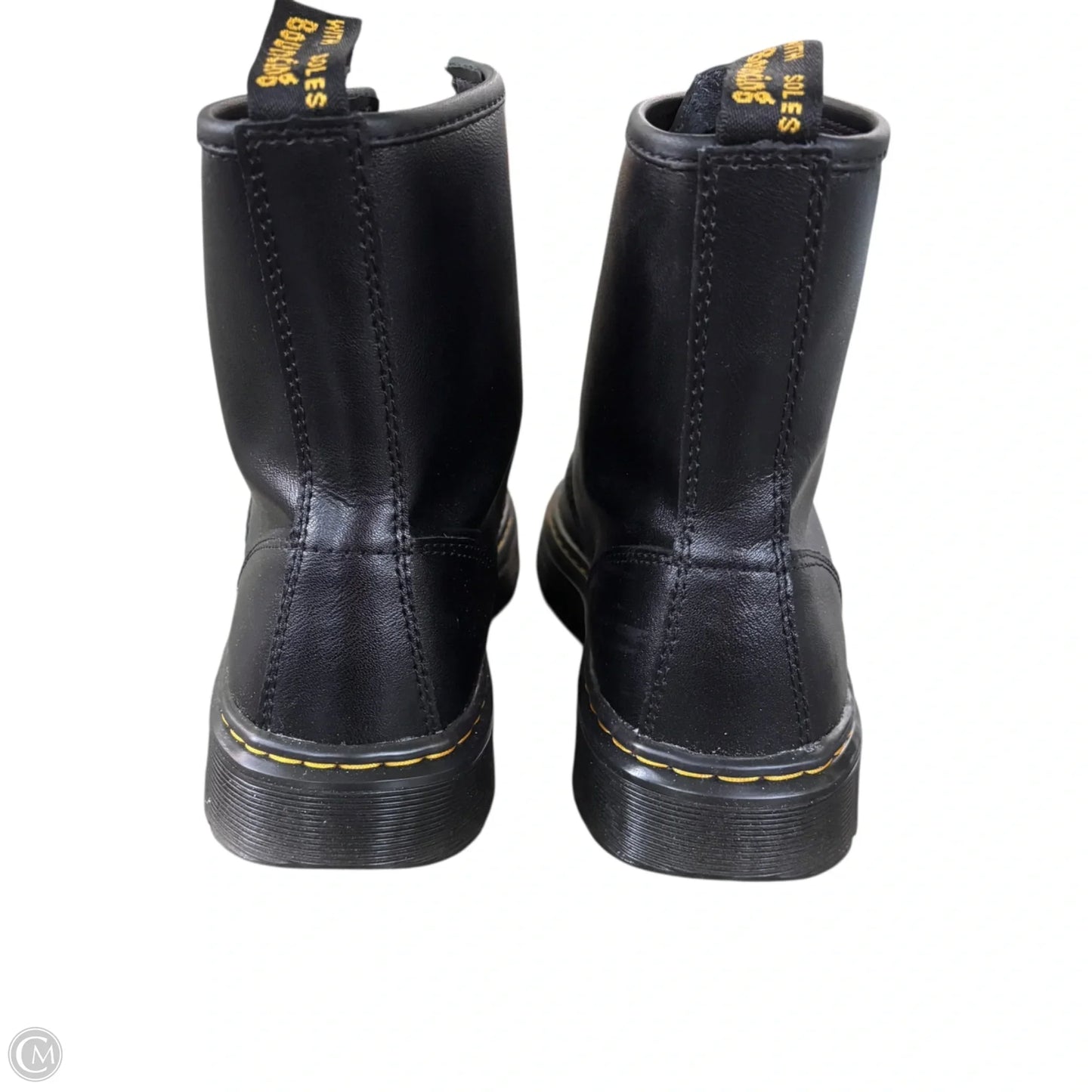 Boots Leather By Dr Martens In Black, Size: 7