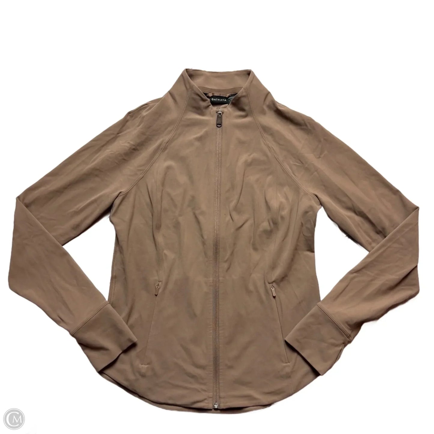 Athletic Jacket By Athleta In Brown, Size: M