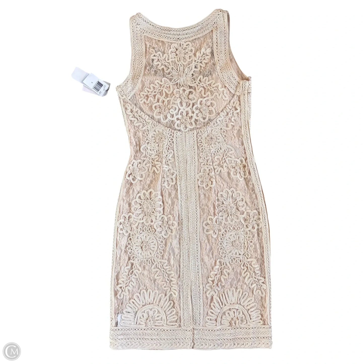 Dress Party Midi By Sue Wong In Beige, Size: M