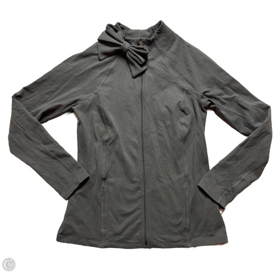Athletic Jacket By Beyond Yoga In Grey, Size: L
