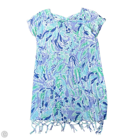 Dress Designer By Lilly Pulitzer In Blue & Purple, Size: M