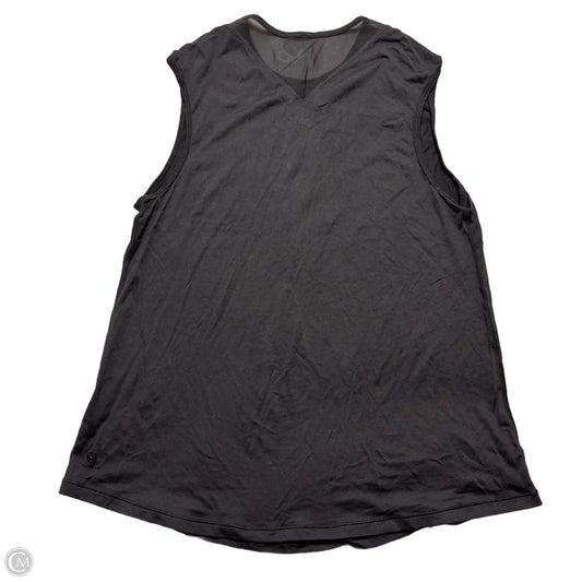 Athletic Tank Top By Lululemon In Black, Size: M