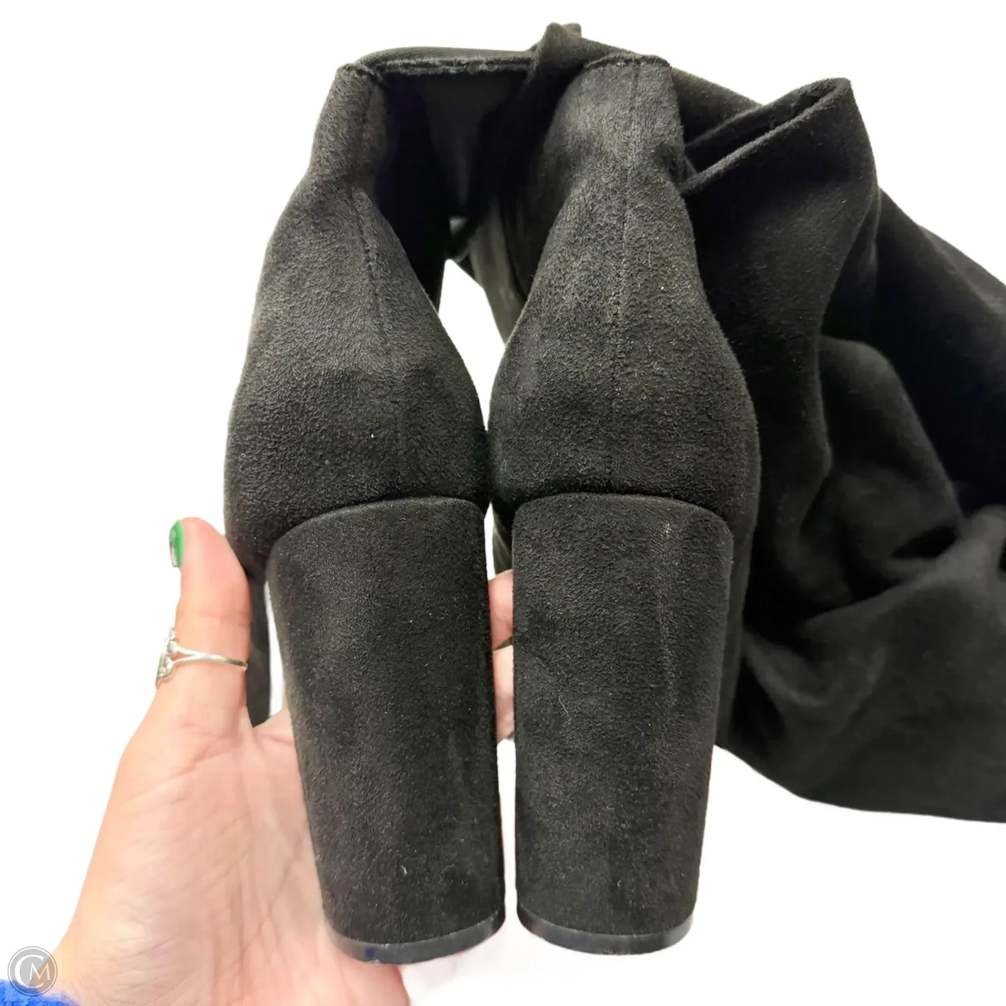 Boots Knee Heels By Saks Fifth Avenue In Black, Size: 9.5