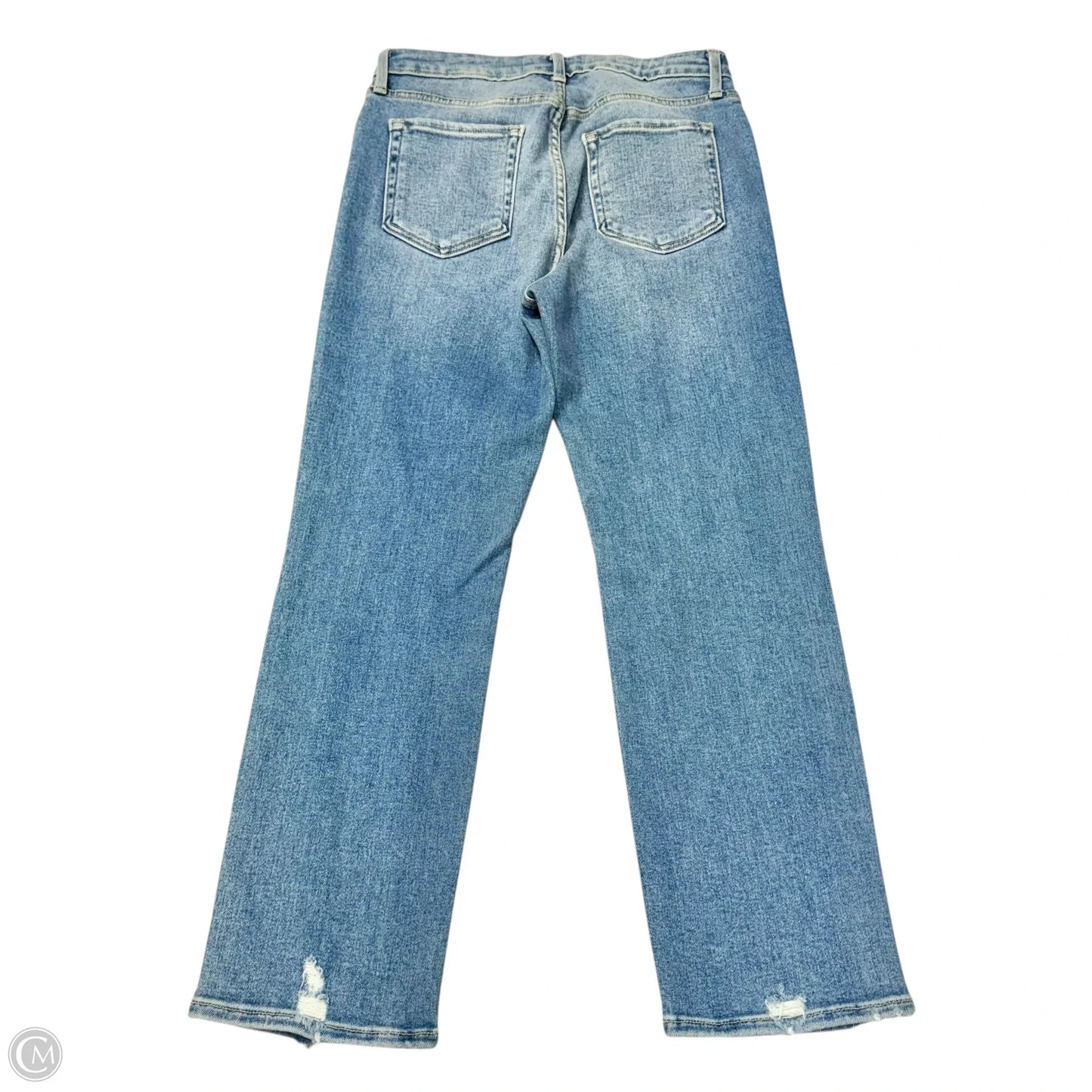 Jeans Straight By Just Black In Blue Denim, Size: 10