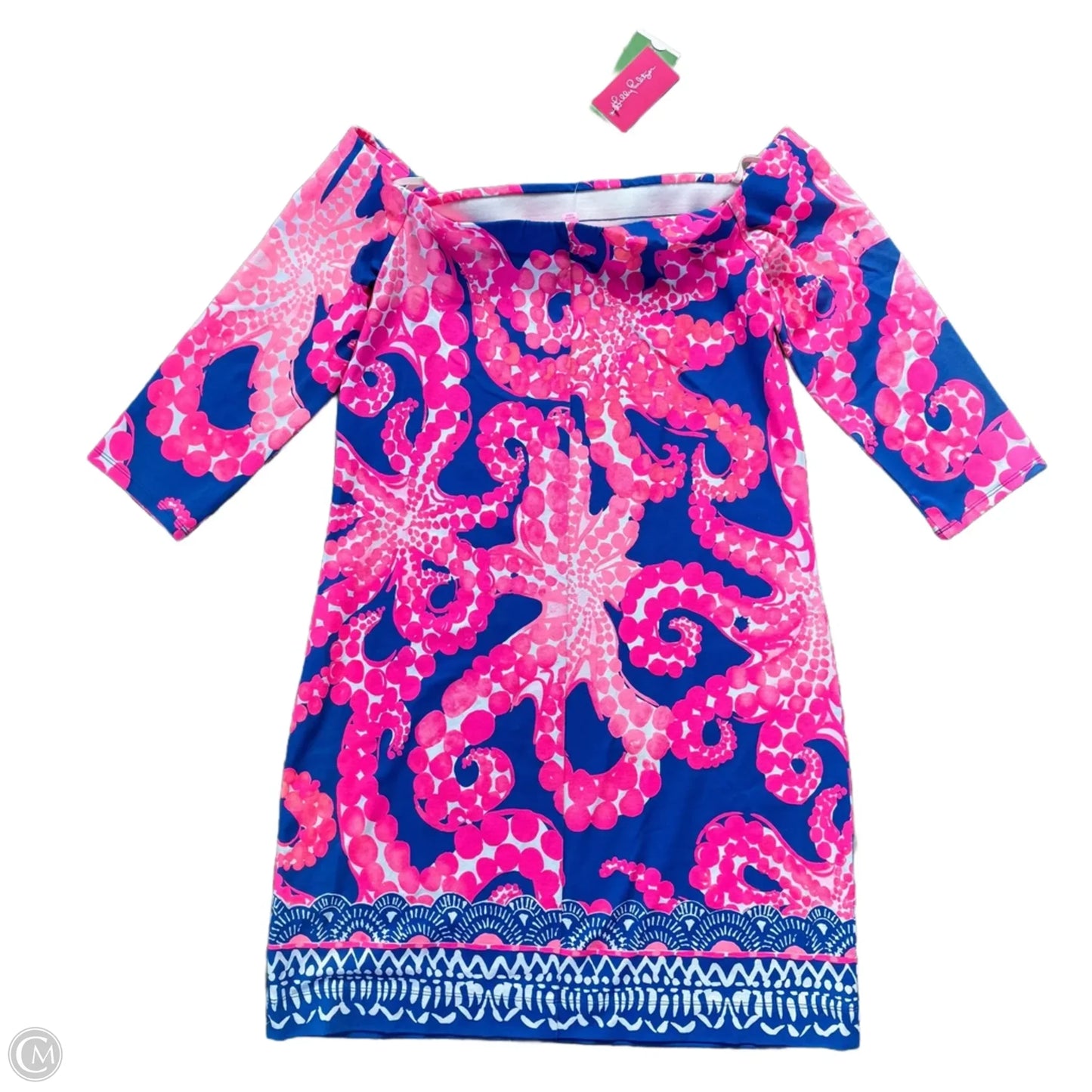 Dress Designer By Lilly Pulitzer In Blue & Pink, Size: M