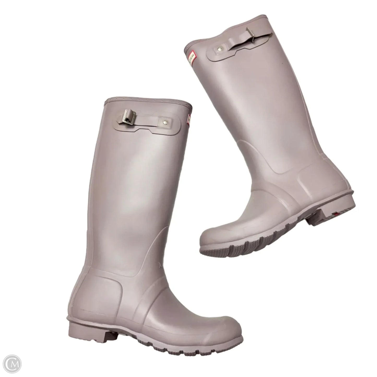 Boots Rain By Hunter In Purple, Size: 11