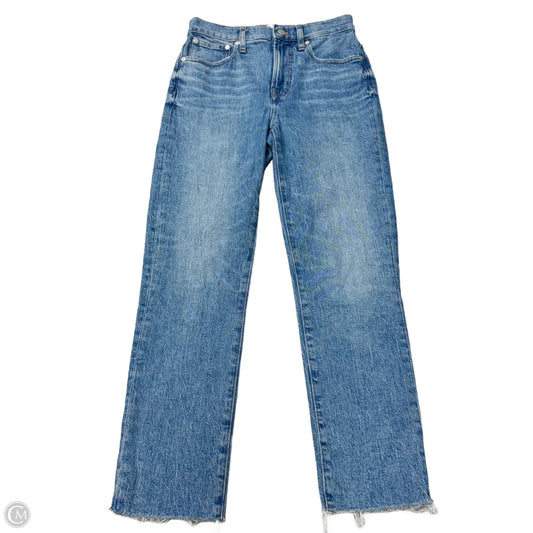 Jeans Straight By Madewell In Blue Denim, Size: 2