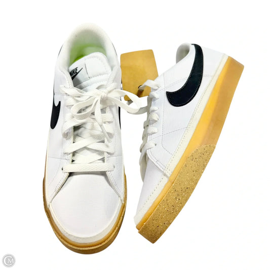 Shoes Sneakers By Nike In White, Size: 9