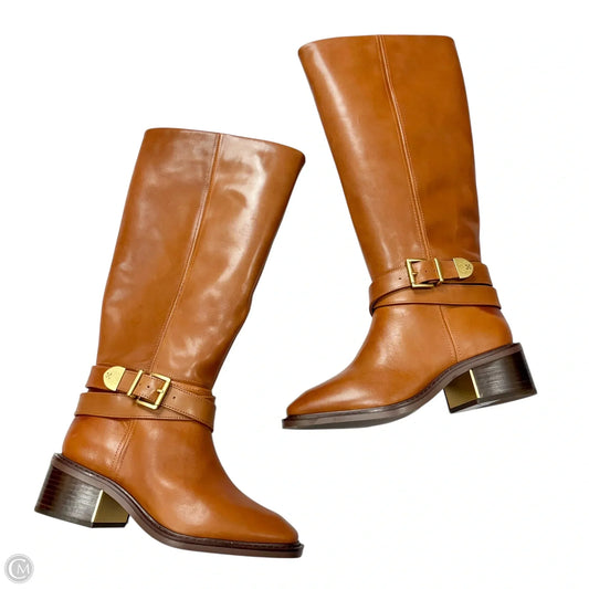 Boots Leather By Vince Camuto In Brown, Size: 9