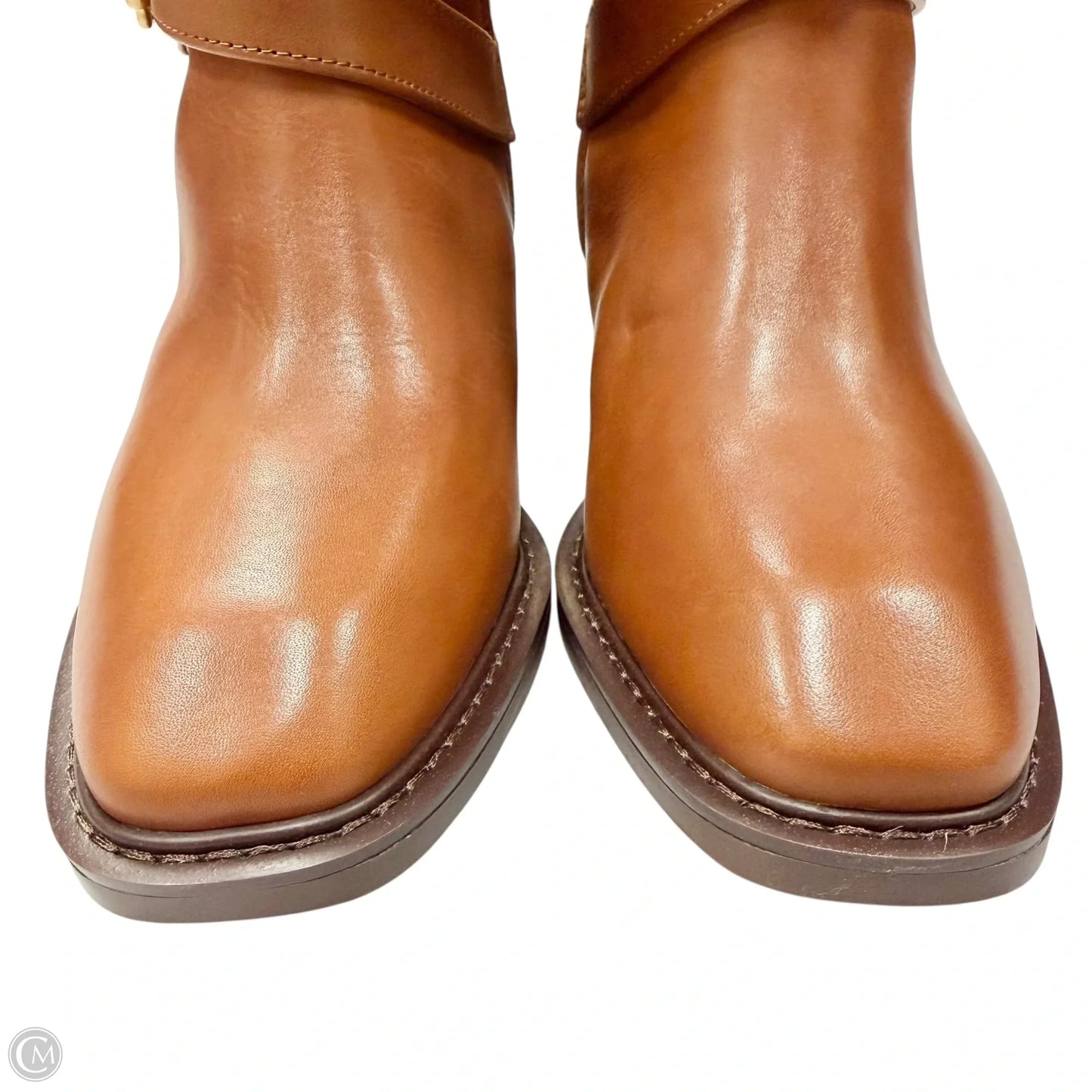 Boots Leather By Vince Camuto In Brown, Size: 9