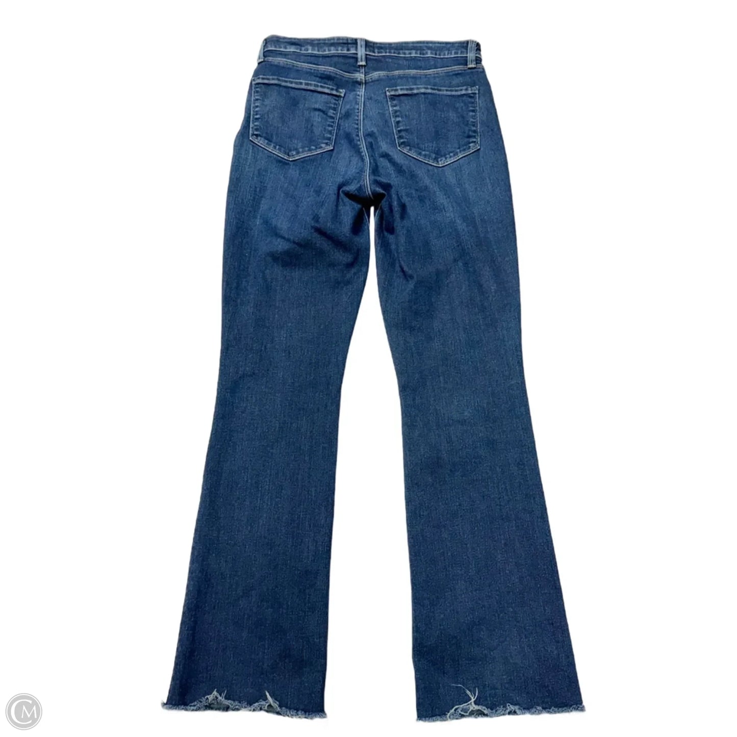 Jeans Straight By L Agence In Blue Denim, Size: 10