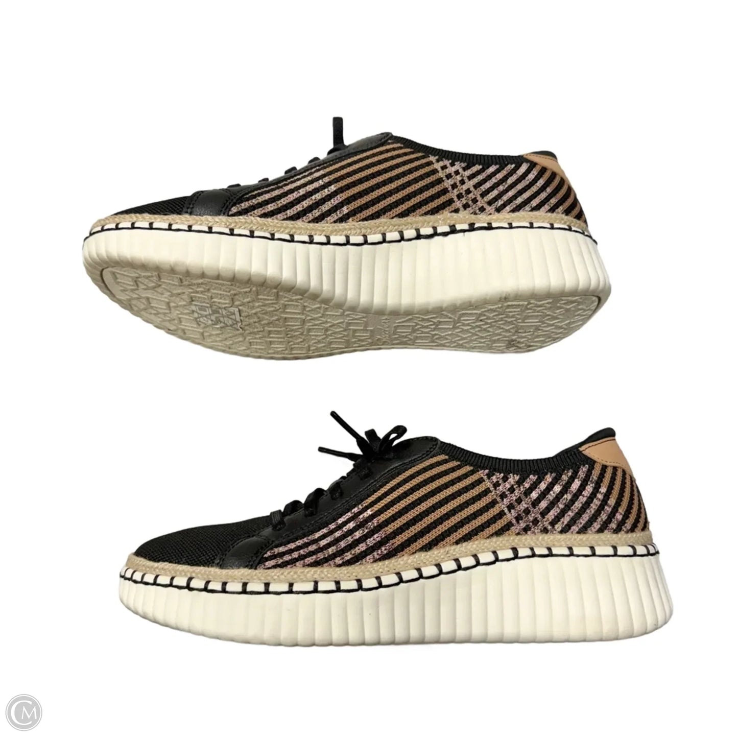 Shoes Sneakers By Skechers In Black & Brown, Size: 9