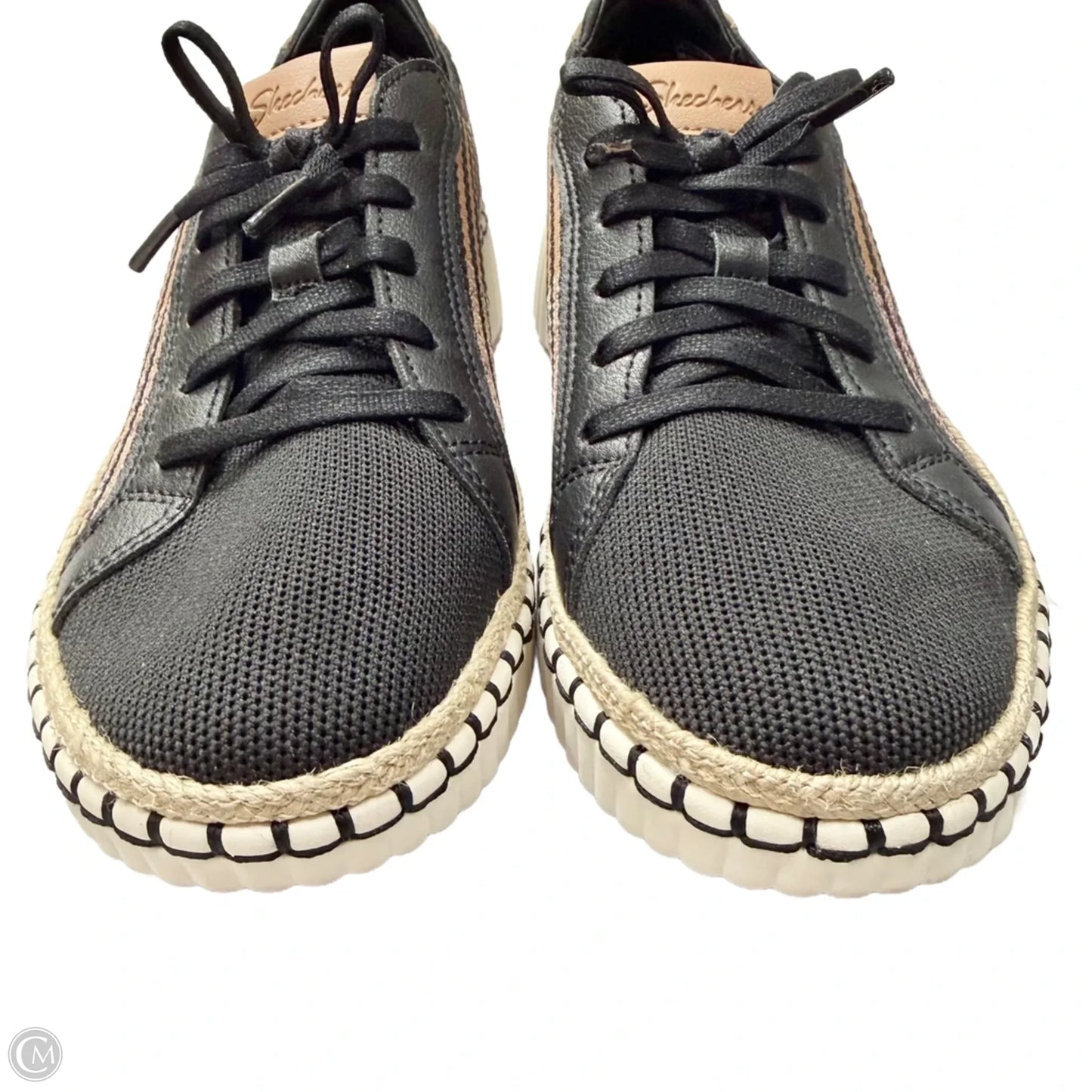 Shoes Sneakers By Skechers In Black & Brown, Size: 9